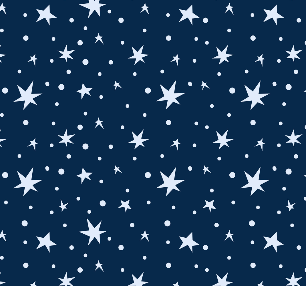 Tapete vinílico estrelas em fundo azul-marinho - TenStickers