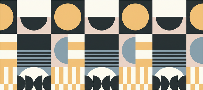 Tapete vinílico sala de estar padrão moderno abstrato - TenStickers