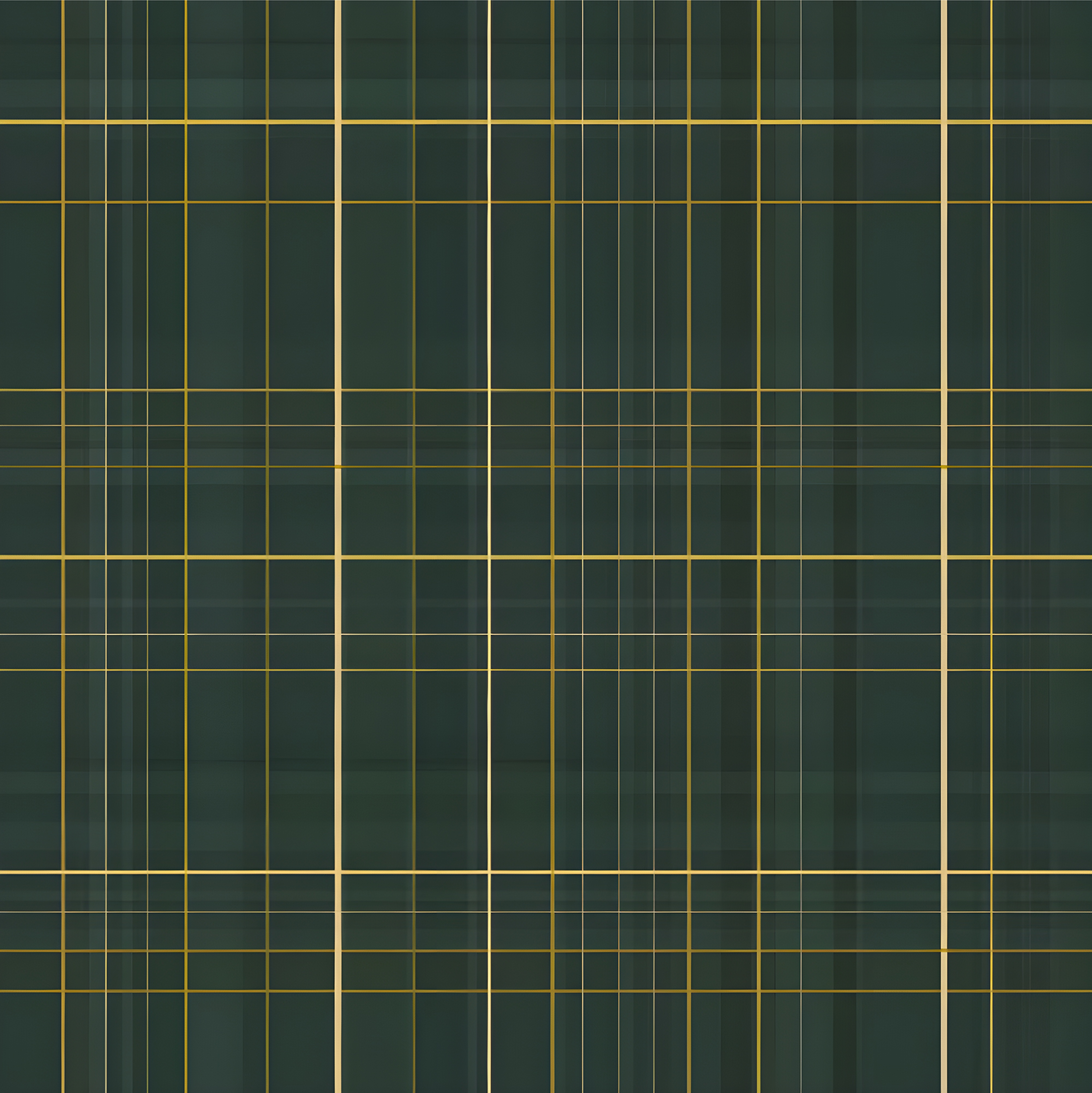 Tapete vinílico geométricas padrão escocês verde escuro - TenStickers