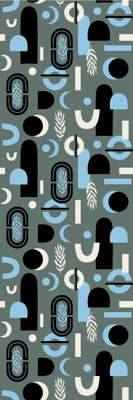 Tapete vinílico geométricas fundo geométrico abstrato - TenStickers