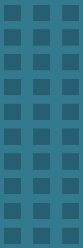 Tapete vinílico geométricas padrão azul com quadrados - TenStickers