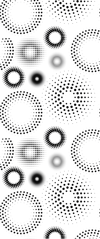 Tapete vinílico geométricas bolinhas sem emenda - TenStickers