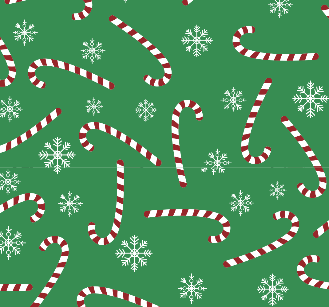 Tapete vinílico do natal natal doce - TenStickers