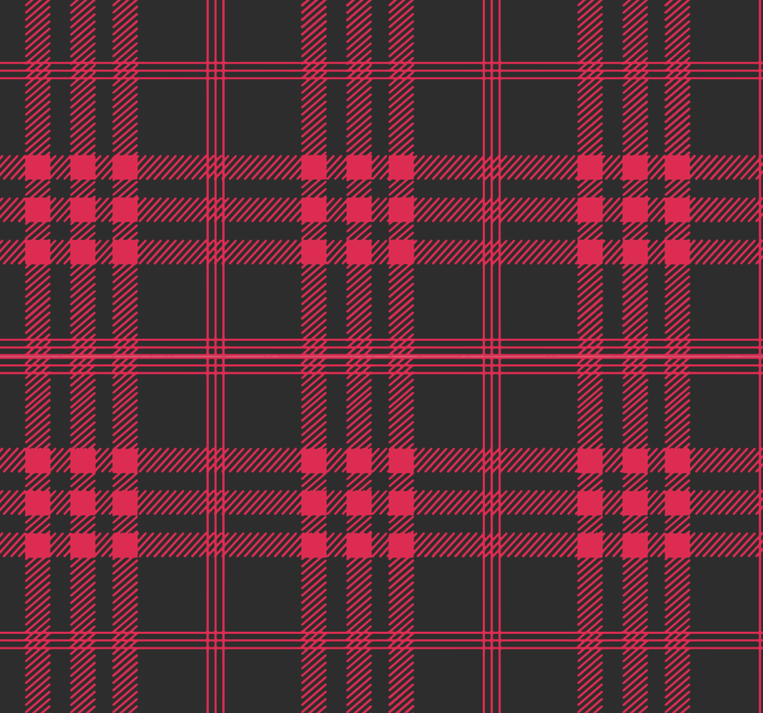 Tapete vinílico quarto padrão tartan natalino - TenStickers