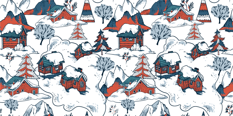 Tapete vinílico natureza montanhas polonesas - TenStickers