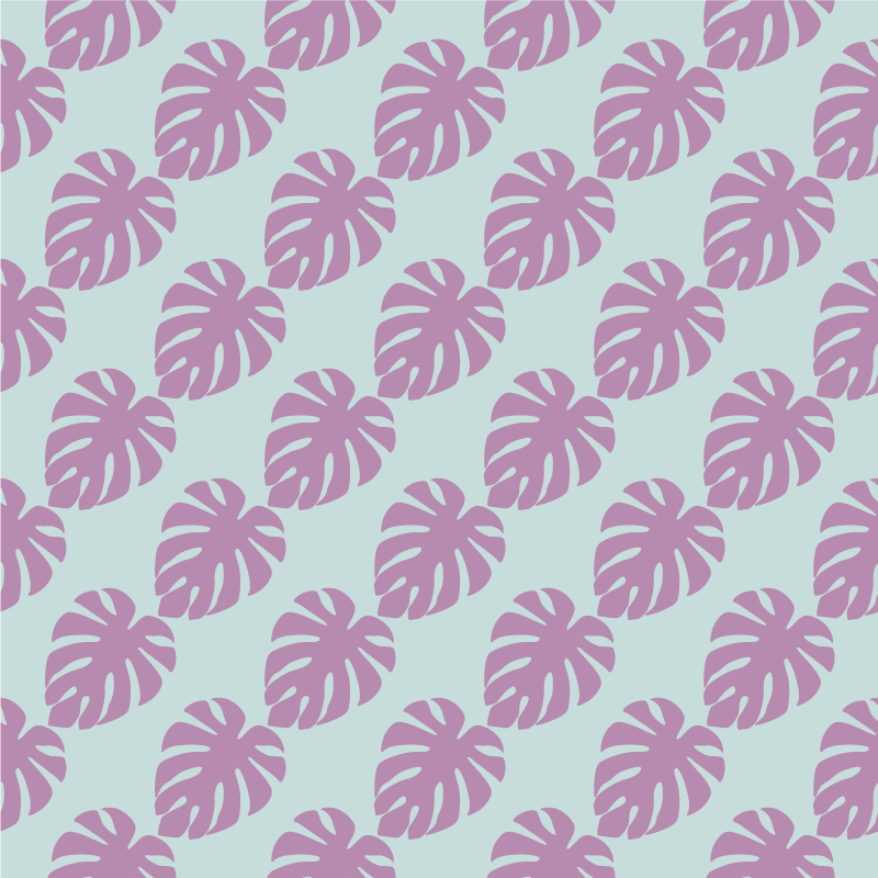 Tapete vinílico natureza estampa folhagem - TenStickers