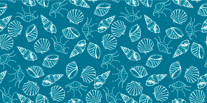 Tapete vinílico natureza estilo concha - TenStickers