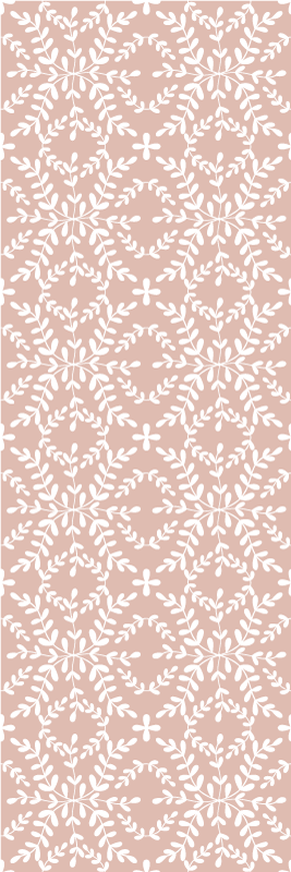 Tapete vinílico quarto com padrão de folhas vintage - TenStickers