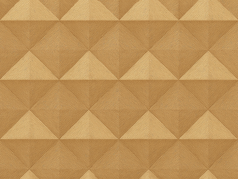 Tapete vinílico quarto 3d dourado - TenStickers