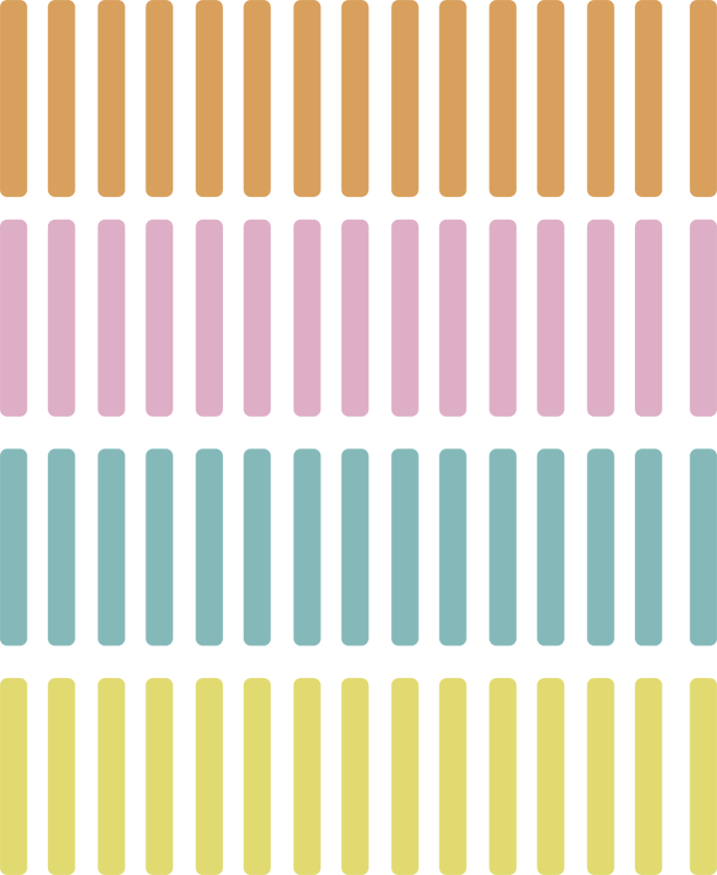 Tapete vinílico geométricas e adesivos coloridos confete - TenStickers