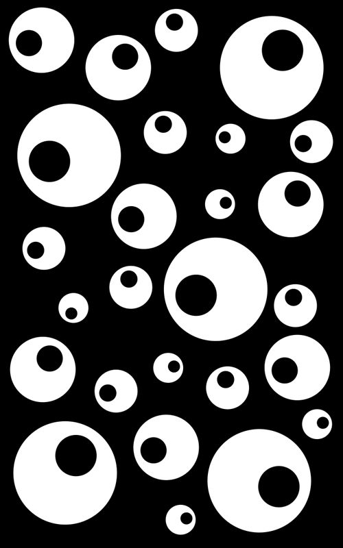 Tapete vinílico geométricas pérolas d'água - TenStickers