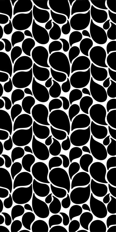 Tapete vinílico geométricas gotas d'água - TenStickers