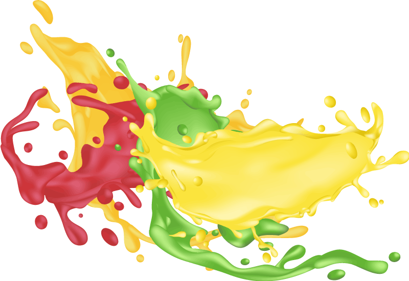 Tapete vinílico geométricas formas de cores vibrantes - TenStickers