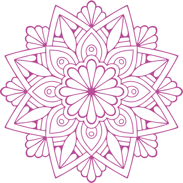 Tapete vinílico geométricas elemento botânico elaborado - TenStickers