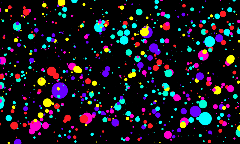 Tapete vinílico geométricas padrão bolhas coloridas - TenStickers