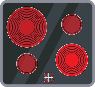 Tapete vinílico infantis para cozinha vitrocerâmica - TenStickers