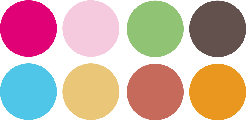 Tapete vinílico infantis com adesivos coloridos - TenStickers