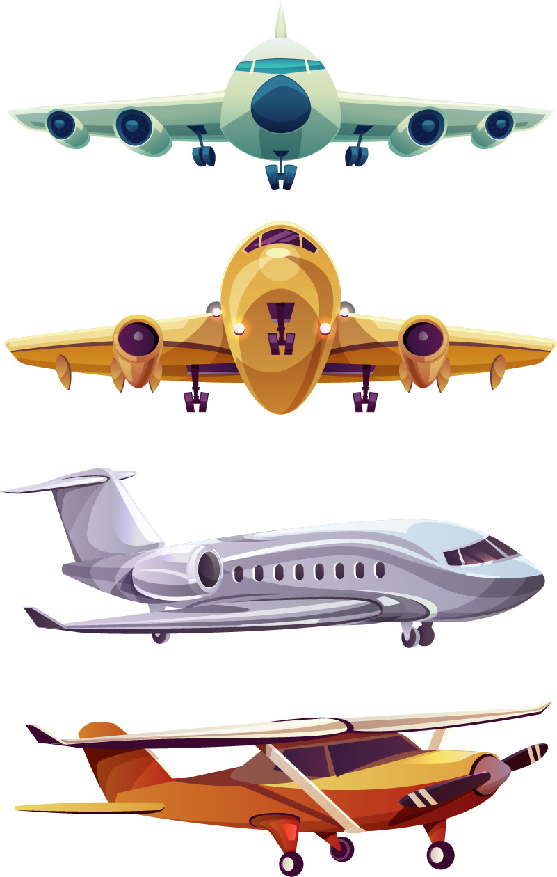 Tapete vinílico infantis com aviões na frente - TenStickers