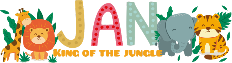 Tapete vinílico infantis rei da selva - TenStickers