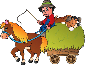 Tapete vinílico infantis cavalo de balanço com carrinho - TenStickers