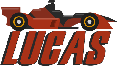 Tapete vinílico infantis carro f1 vermelho com nome - TenStickers