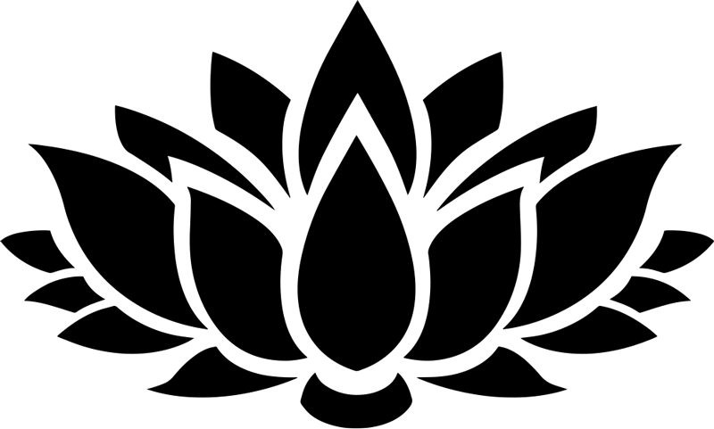 Tapete vinílico quarto lotus simples - TenStickers