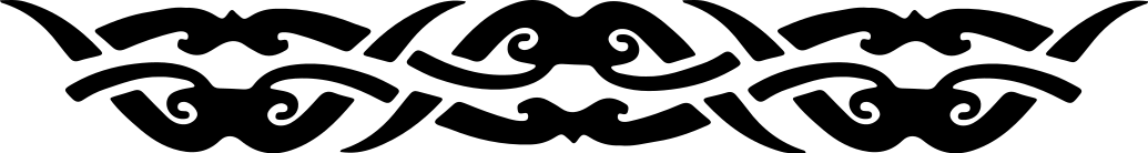 Tapete vinílico quarto design tribal monocromático - TenStickers