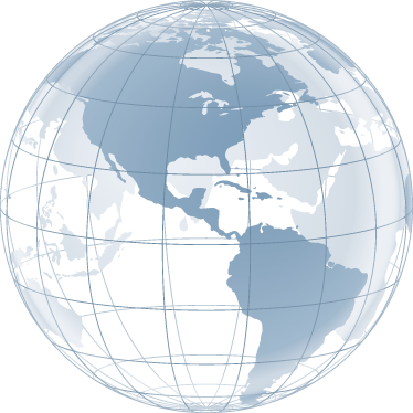 Tapete vinílico quarto mapa da américa azul - TenStickers