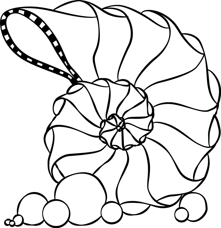 Tapete vinílico quarto concha do mar - TenStickers