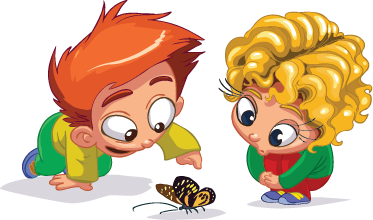 Tapete vinílico infantis vinil infantil meninos curiosos - TenStickers