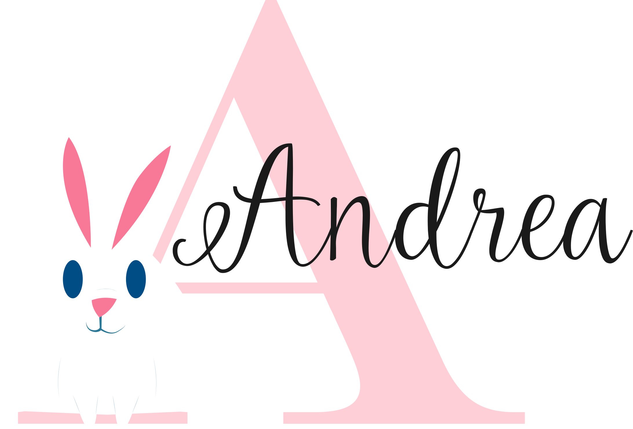 Tapete vinílico infantis com adesivo feliz e inicial grande - TenStickers