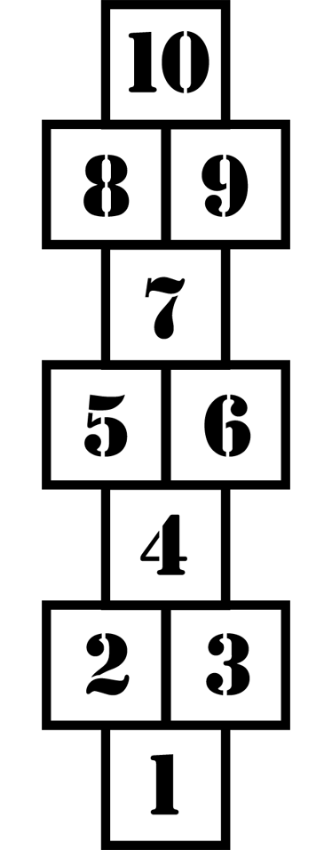 Tapete vinílico de jogos moderna para crianças - TenStickers