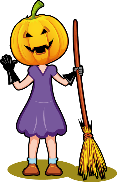 Tapete vinílico infantis ilustração de halloween - TenStickers