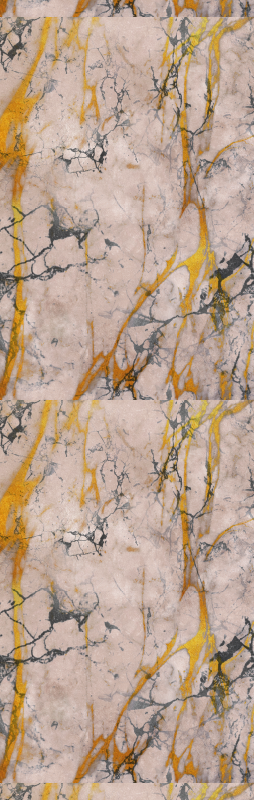 Tapete vinílico casa de banho mármore dourado quente - TenStickers