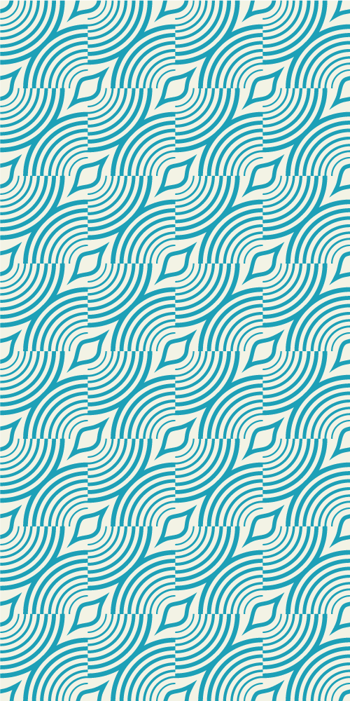 Tapete vinílico casa de banho padrão marinho azul - TenStickers