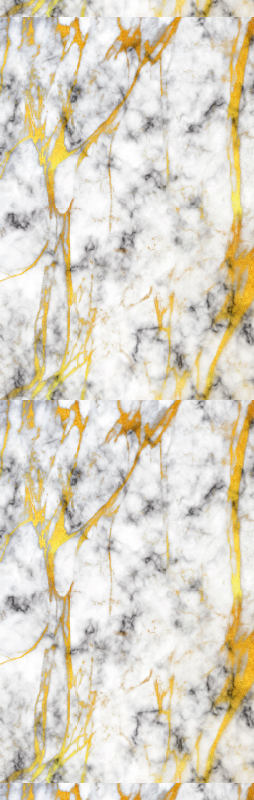 Tapete vinílico casa de banho mármore cinza e dourado - TenStickers