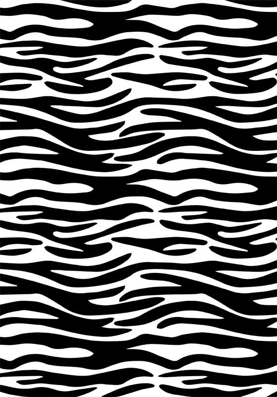 Tapete vinílico casa de banho estampa zebra ducha - TenStickers