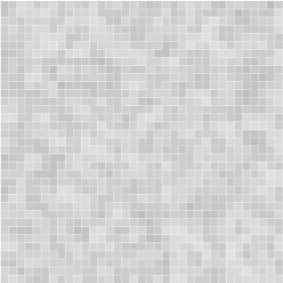 Tapete vinílico casa de banho mosaico cinza e branco - TenStickers