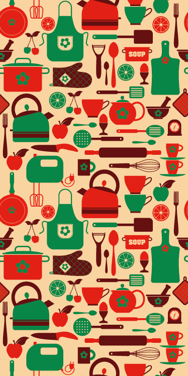Tapete vinílico cozinha para móveis de cozinha cobertos - TenStickers
