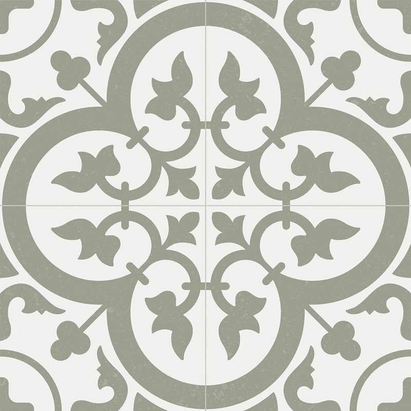 Tapete vinílico cozinha azulejo marrocos verde musgo - TenStickers
