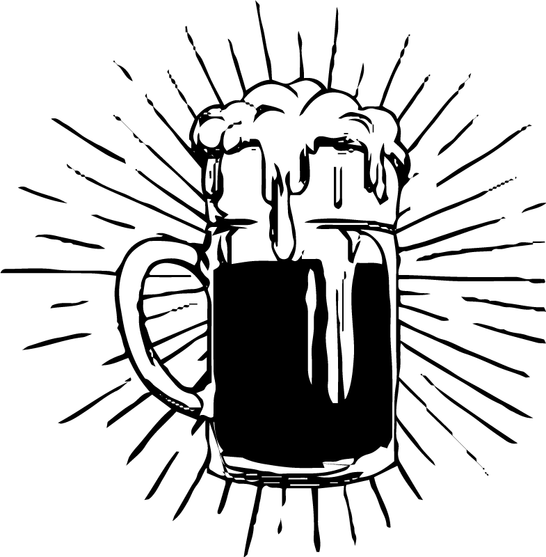 Tapete vinílico cozinha luz de cerveja - TenStickers