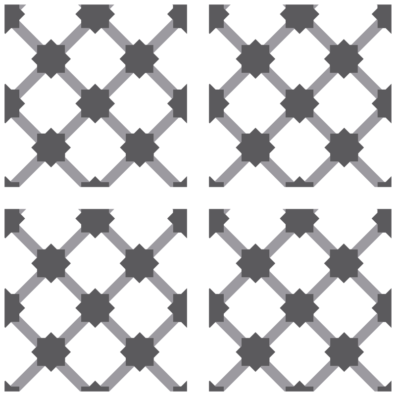 Tapete vinílico cozinha adesivo de azulejos retro - TenStickers