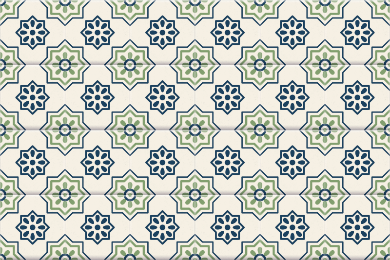 Tapete vinílico cozinha adesivo de azulejos - TenStickers