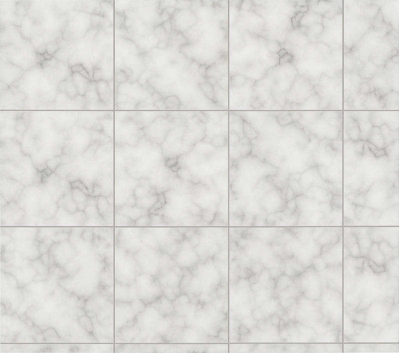 Tapete vinílico cozinha azulejo branco quadrado - TenStickers