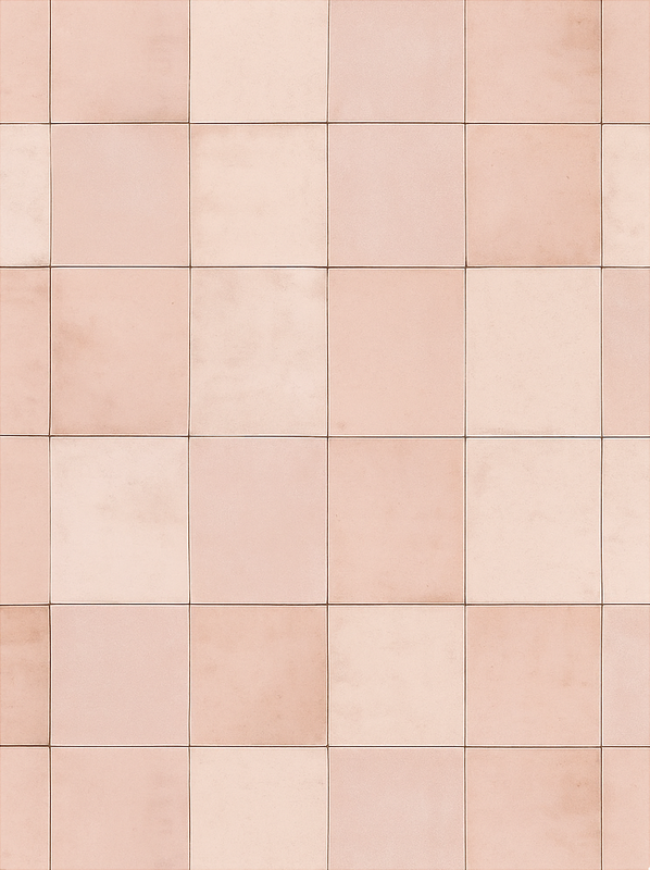 Tapete vinílico cozinha padrão de azulejos rosa - TenStickers