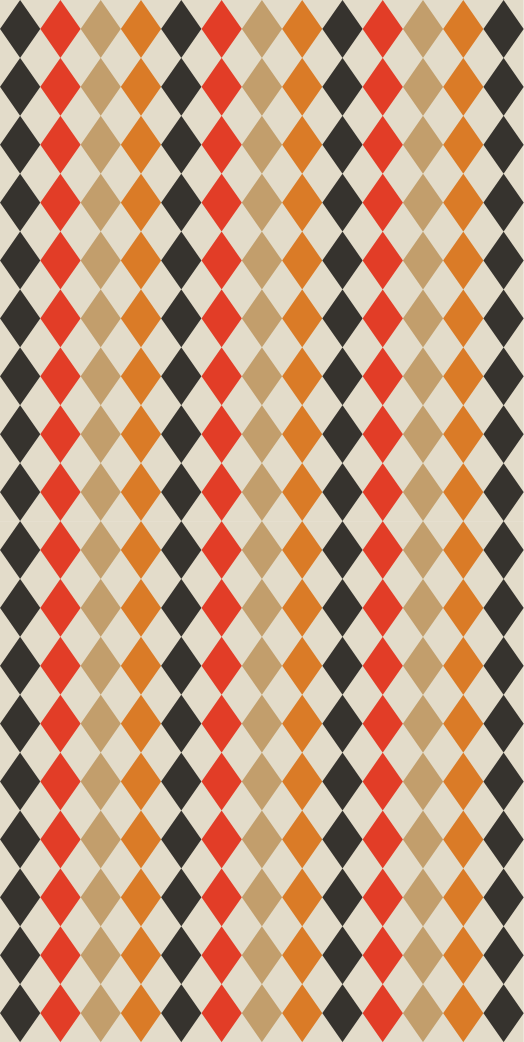 Tapete vinílico quarto diamantes retrô 80 - TenStickers