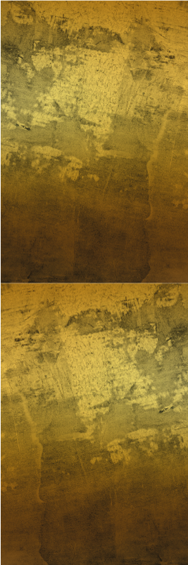 Tapete vinílico quarto padrão retangular dourado retro - TenStickers
