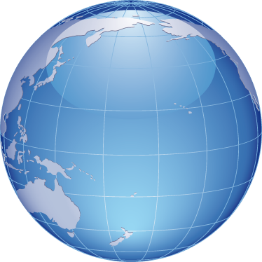 Tapete vinílico quarto azul océano pacífico - TenStickers