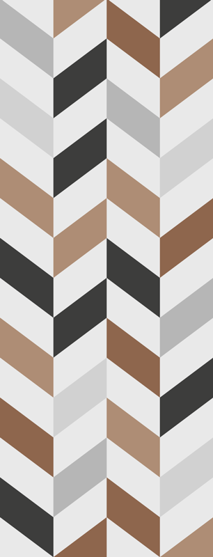 Tapete vinílico para escritório blocos coloridos geométricos - TenStickers