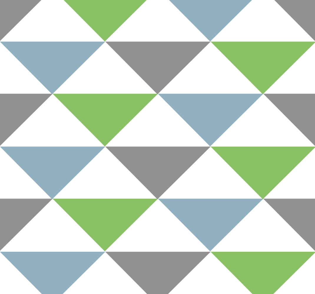 Tapete vinílico para escritório triângulos pastéis coloridos - TenStickers